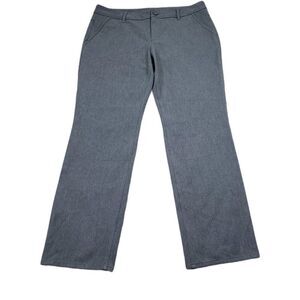 Eddie Bauer Women's Travex Traveler Pants Size 12 Gray Stretch Straight Leg